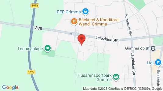 Apartments for rent i Leipzig - kort over placeringen