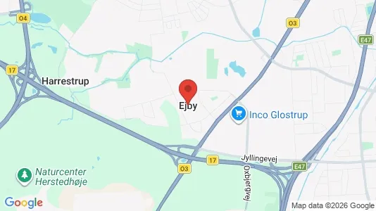 Apartments for rent i Ejby - kort over placeringen