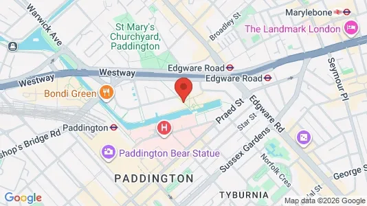 Apartments for rent i London W2 - kort over placeringen