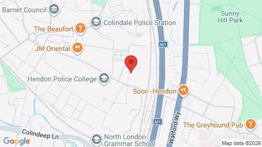 Apartments for rent i London NW9 - kort over placeringen