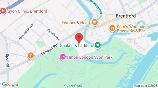 Apartments for rent i Brentford - Middlesex - kort over placeringen