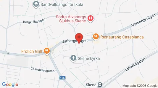 Apartments for rent i Mark - kort over placeringen