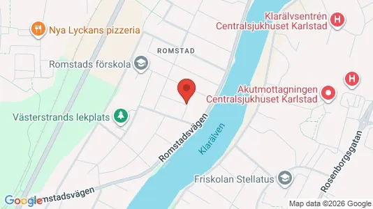 Apartments for rent i Karlstad - kort over placeringen
