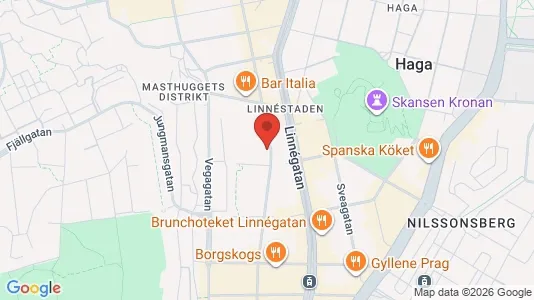 Apartments for rent i Gothenburg City Centre - kort over placeringen