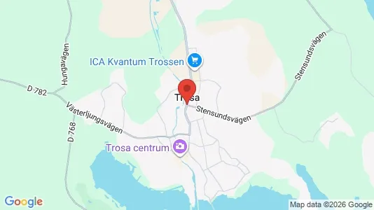 Houses for rent i Trosa - kort over placeringen