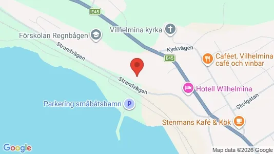 Apartments for rent i Vilhelmina - kort over placeringen