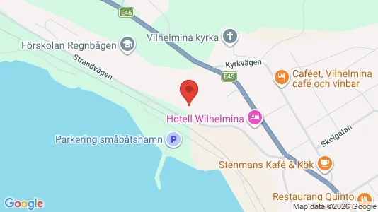 Apartments for rent i Vilhelmina - kort over placeringen