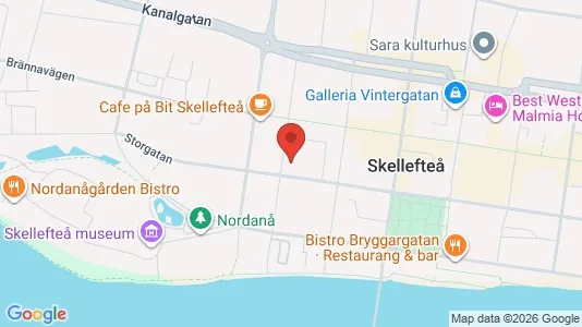 Apartments for rent i Skellefteå - kort over placeringen