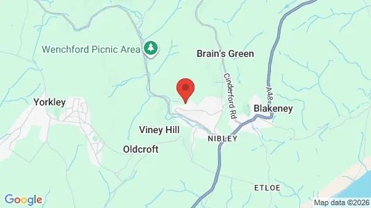 Apartments for rent i BLAKENEY/Lydney - Gloucestershire - kort over placeringen