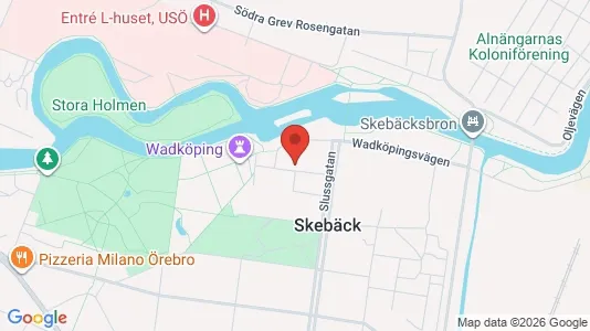 Apartments for rent i Örebro - kort over placeringen