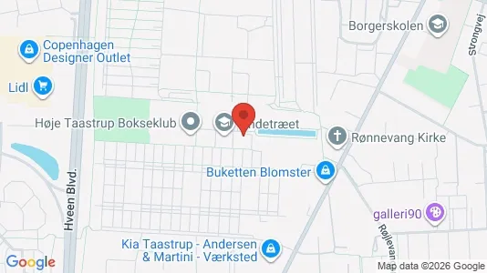 Apartments for rent i Taastrup - kort over placeringen