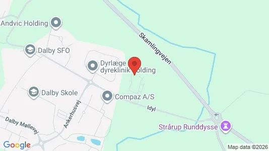 Apartments for rent i Kolding - kort over placeringen