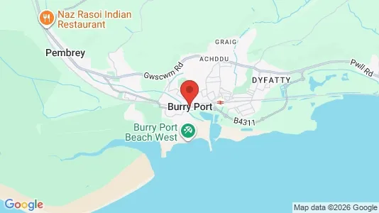 Houses for rent i Burry Port - Dyfed - kort over placeringen