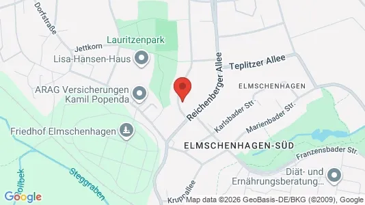 Apartments for rent i Kiel - kort over placeringen