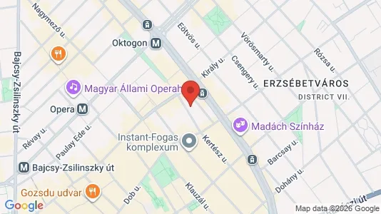 Apartments for rent i Budapest Erzsébetváros - kort over placeringen
