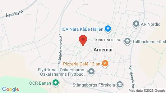 Apartments for rent i Oskarshamn - kort over placeringen