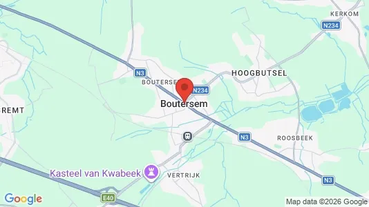 Houses for rent i Boutersem - kort over placeringen