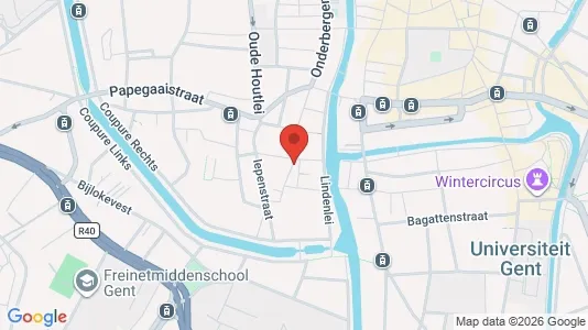 Apartments for rent i Stad Gent - kort over placeringen