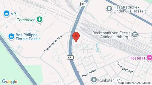 Apartments for rent i Hasselt - kort over placeringen