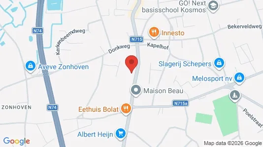 Apartments for rent i Zonhoven - kort over placeringen