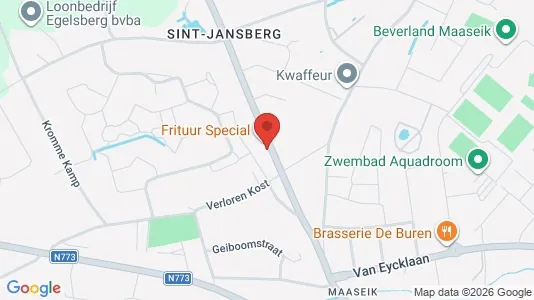 Apartments for rent i Maaseik - kort over placeringen