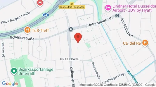 Apartments for rent i Dusseldorf - kort over placeringen
