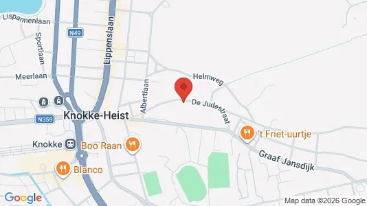 Apartments for rent i Knokke-Heist - kort over placeringen