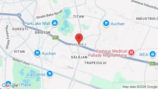 Apartments for rent i Bucharest - Sectorul 3 - kort over placeringen