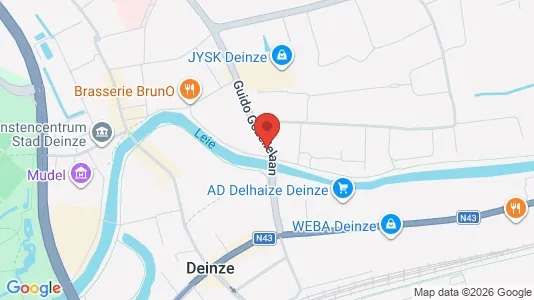 Apartments for rent i Deinze - kort over placeringen