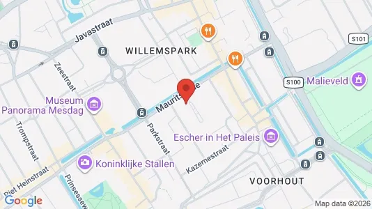 Apartments for rent i The Hague Centrum - kort over placeringen