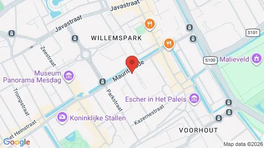 Apartments for rent i The Hague Centrum - kort over placeringen