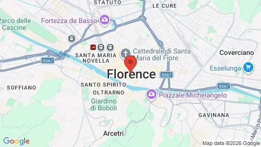 Houses for rent i Florence - kort over placeringen