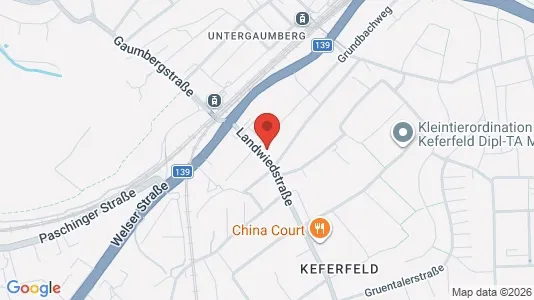 Apartments for rent i Leonding - kort over placeringen