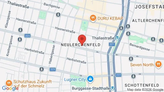Apartments for rent i Wien Ottakring - kort over placeringen