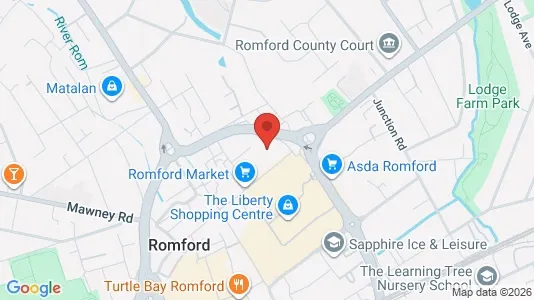Apartments for rent i Romford - Essex - kort over placeringen