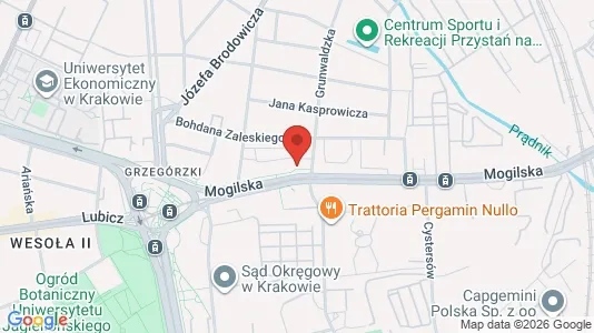 Rooms for rent i Kraków Śródmieście - kort over placeringen