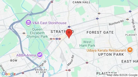 Houses for rent i London E15 - kort over placeringen