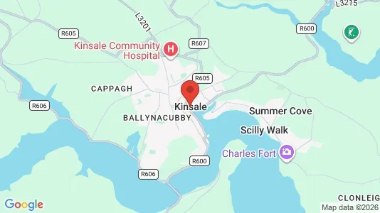 Apartments for rent i Kinsale - kort over placeringen