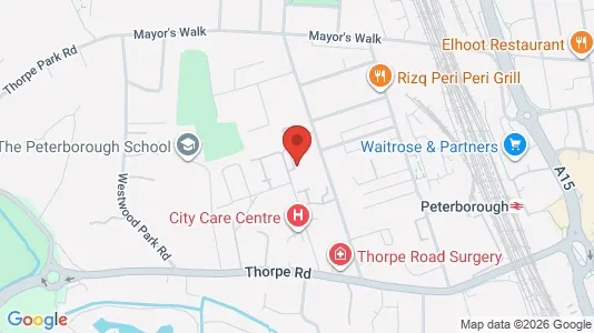 Apartments for rent i Peterborough - Cambridgeshire - kort over placeringen
