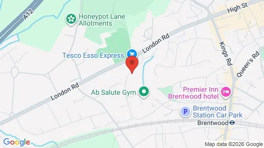 Apartments for rent i Brentwood - Essex - kort over placeringen