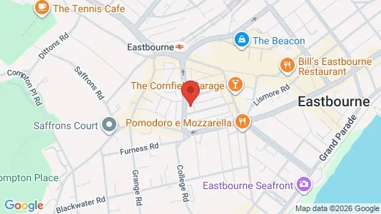 Apartments for rent i Eastbourne - East Sussex - kort over placeringen