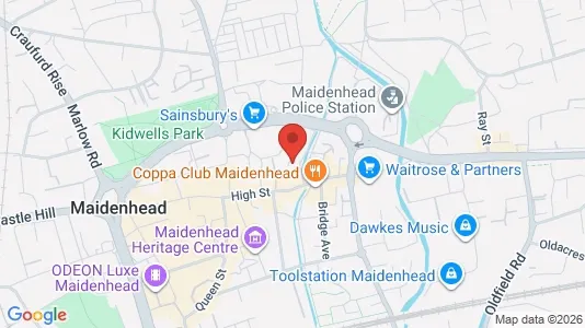 Apartments for rent i Maidenhead - Berkshire - kort over placeringen