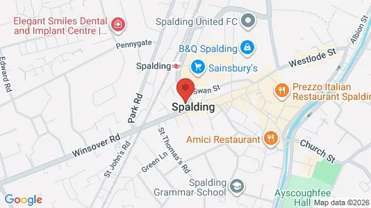 Apartments for rent i Spalding - Lincolnshire - kort over placeringen
