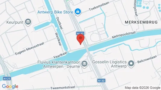 Apartments for rent i Antwerp Merksem - kort over placeringen