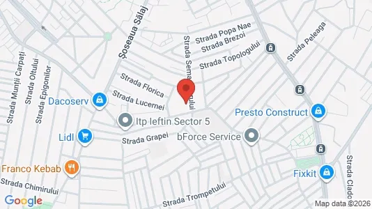 Apartments for rent i Bucharest - Sectorul 5 - kort over placeringen