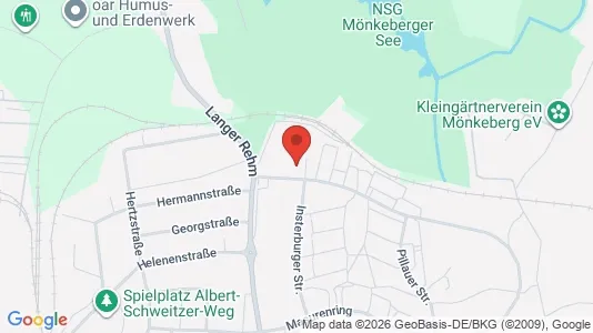 Apartments for rent i Kiel - kort over placeringen