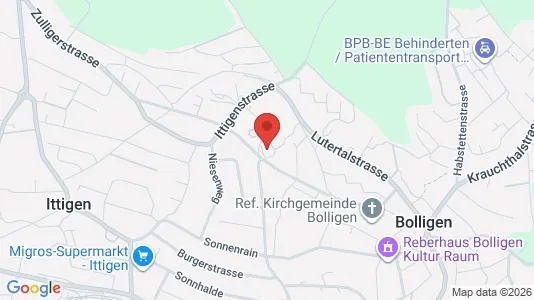 Apartments for rent i Bern-Mittelland - kort over placeringen