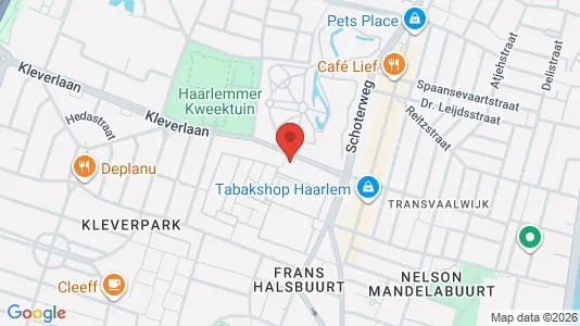 Apartments for rent i Haarlem - kort over placeringen