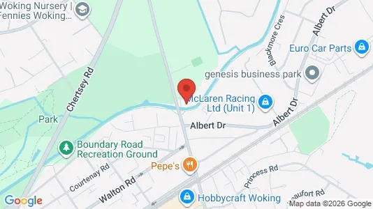 Apartments for rent i Woking - Surrey - kort over placeringen