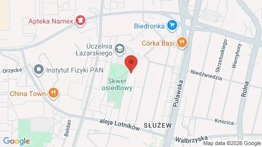 Rooms for rent i Warszawa Wawer - kort over placeringen